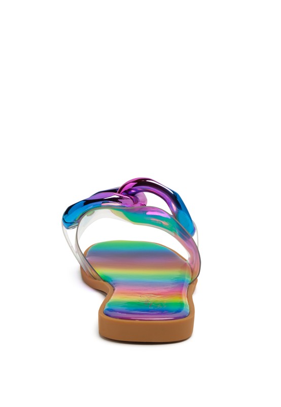 CAROONS CLEAR SLIDE FLATS Coco’s Tee Boutique